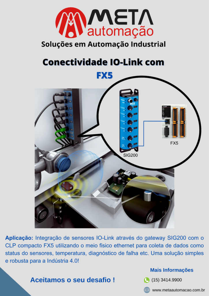 Conectividade IO-Link com FX5